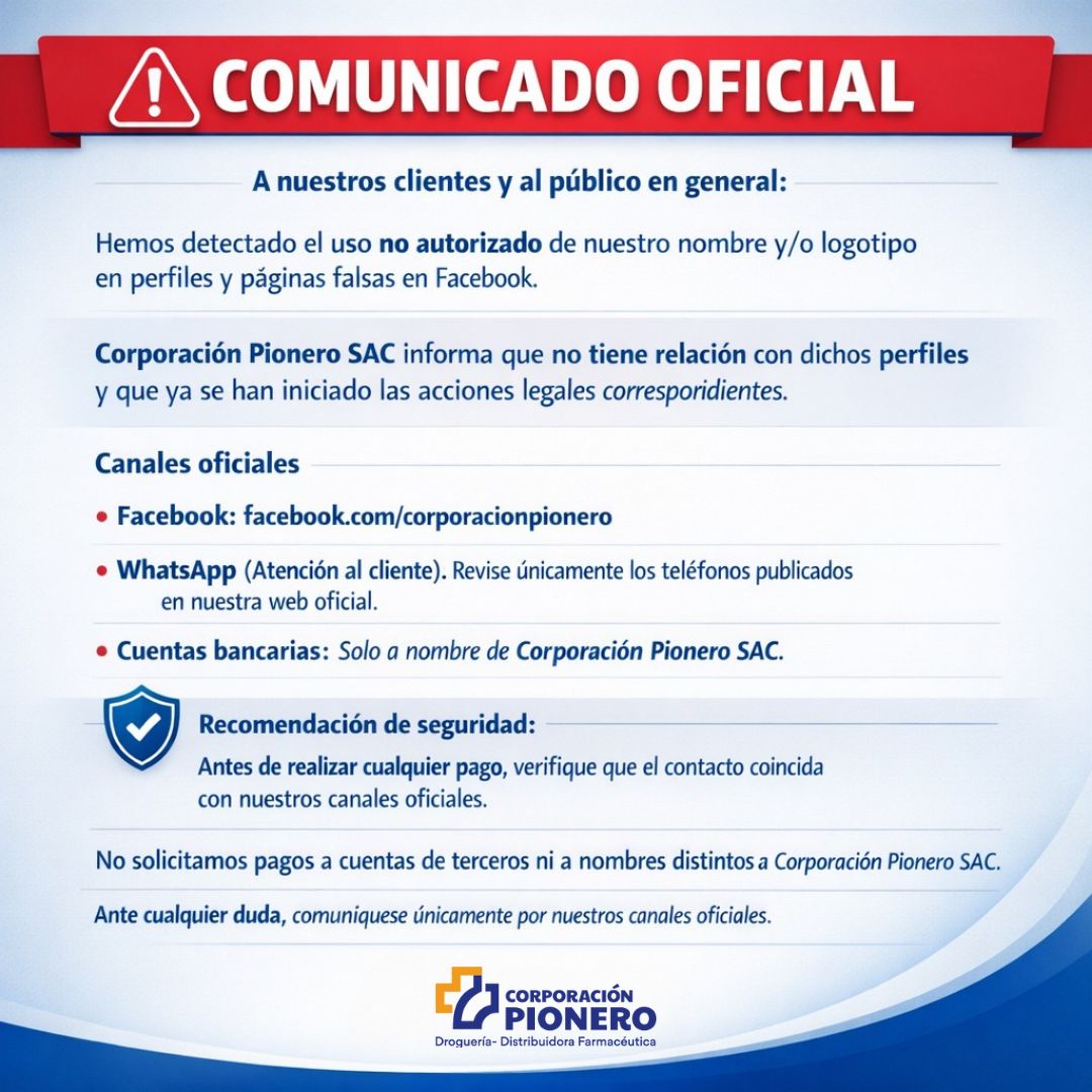 Comunicado Oficial